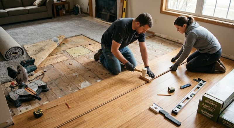 Bamboo Flooring Installation in Vienna, VA