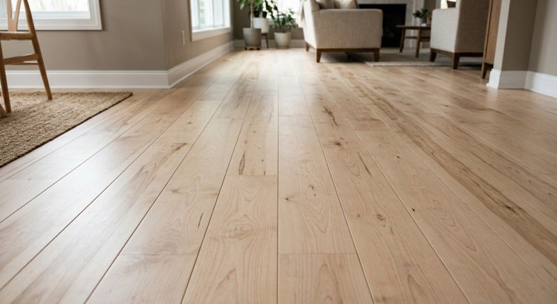 Birch Floor Installation in Vienna, VA