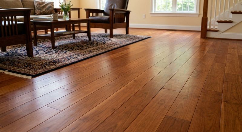 Cherry Floor Installation in Cabin John, MD