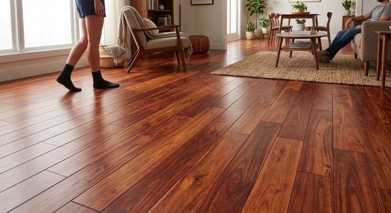 Cherry Floor Installation in Montgomery Village, MD