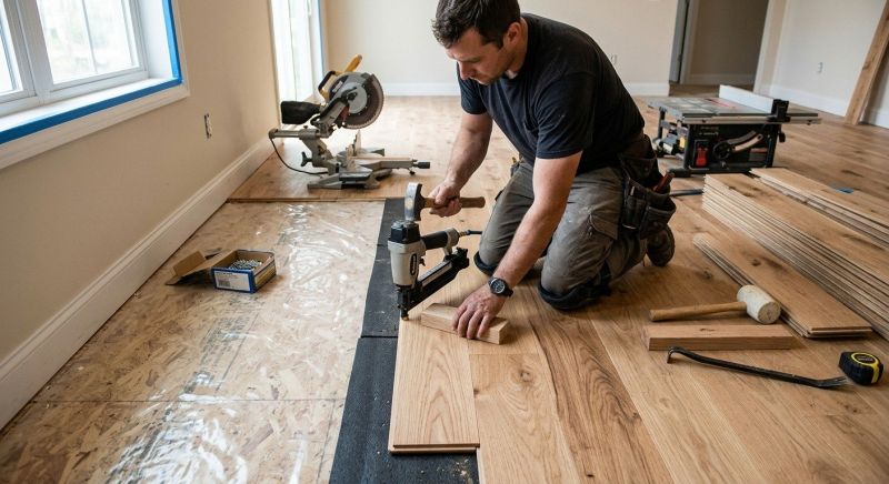 Hardwood Floor Installation in Olney, MD