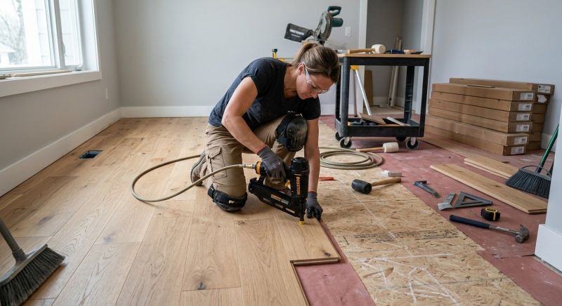 Hardwood Floor Installation in Oxon Hill, MD