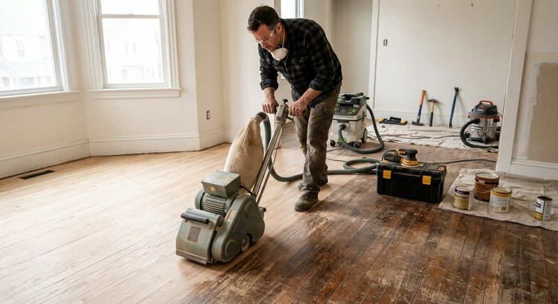Hardwood Floor Renovation in Vienna, VA