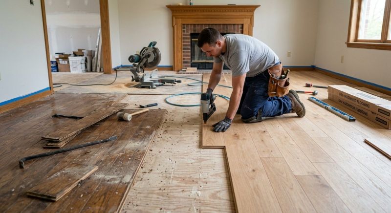 Hardwood Replacement in Herndon, VA