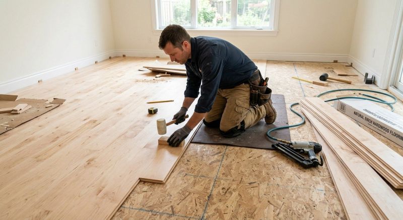 Maple Flooring Installation in Bryans Road, MD