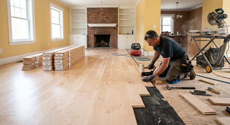 Maple Flooring Installation in Damascus, MD