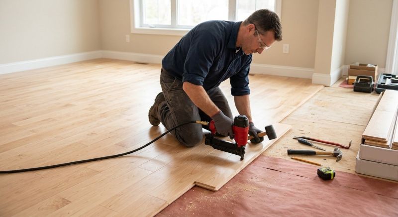 Maple Flooring Installation in Fairfax, VA