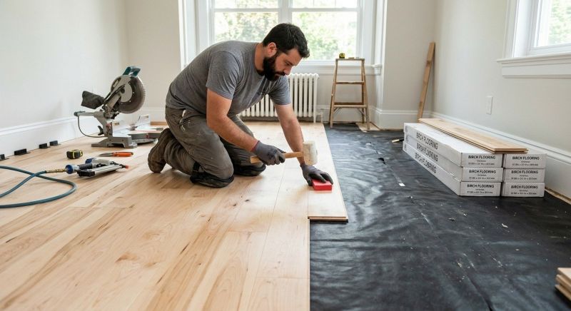 Maple Flooring Installation in Silver Spring, MD