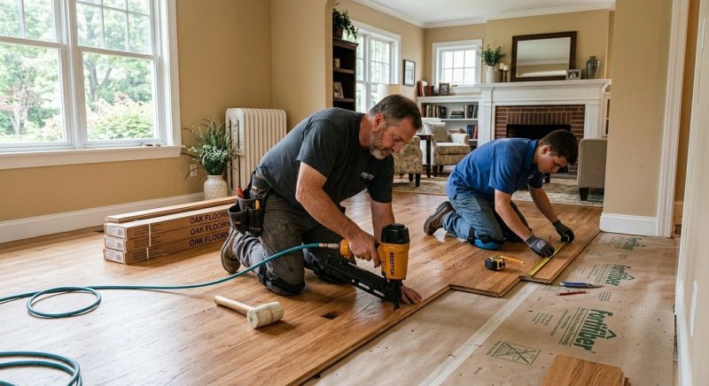 Oak Floor Installation in Alexandria, VA