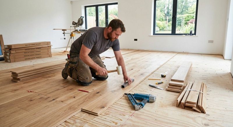 Oak Floor Installation in Annandale, VA