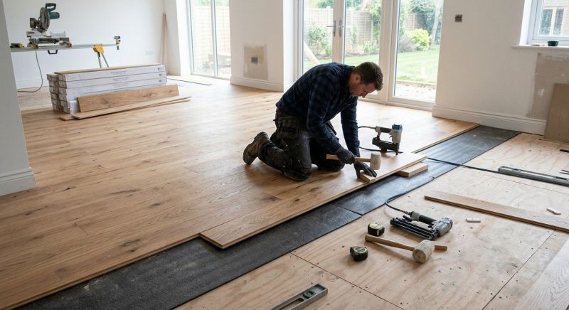 Oak Floor Installation in Boyds, MD