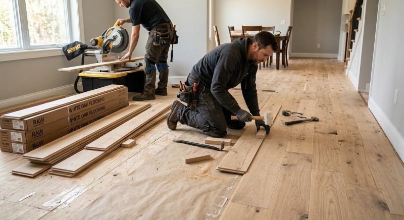 Oak Floor Installation in Greenbelt, MD