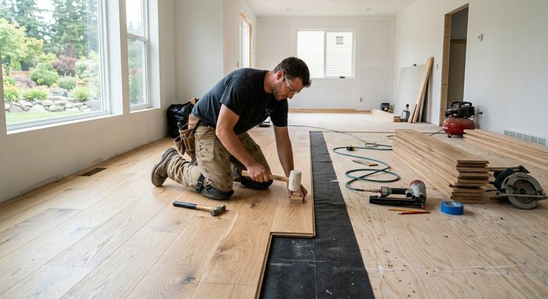Oak Floor Installation in Takoma Park, MD