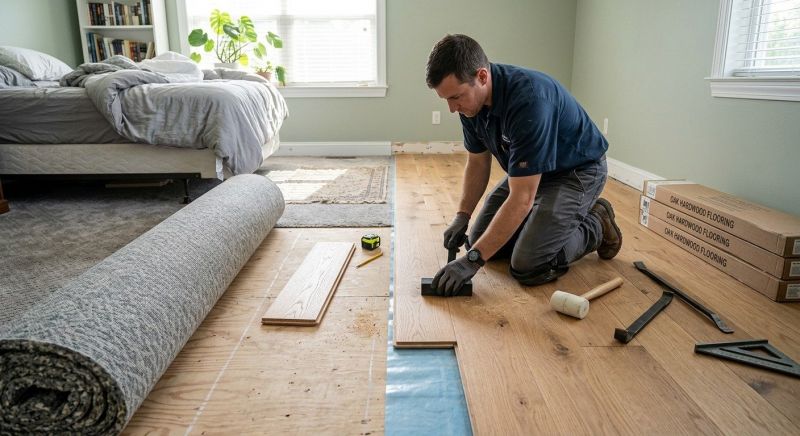 Oak Floor Replacement in Vienna, VA