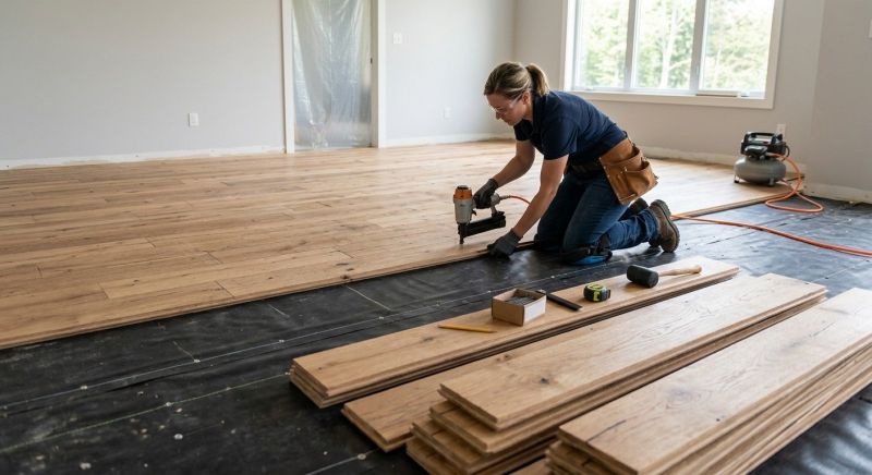 Plank Floor Installation in Vienna, VA