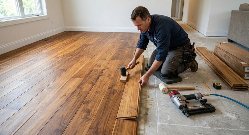 Teak Flooring Installation in Vienna, VA