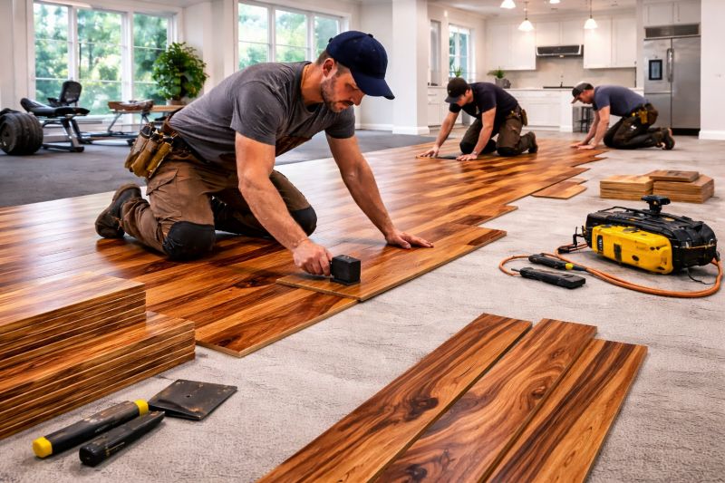 Teak Flooring Installation in Vienna, VA
