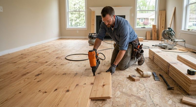 Teak Flooring Installation in Vienna, VA