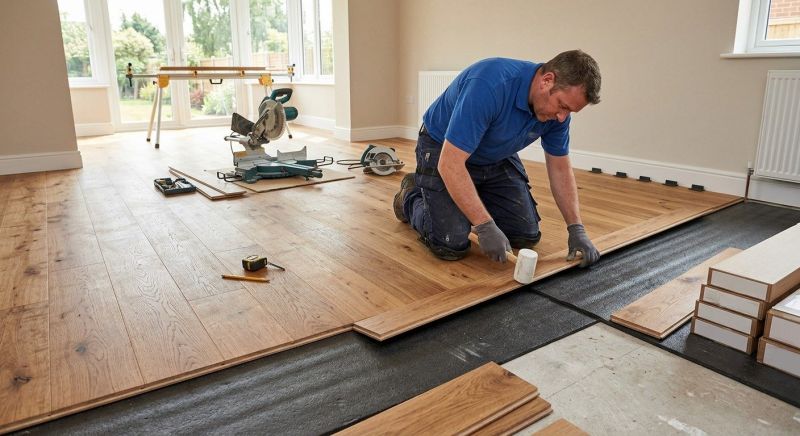Wide Plank Floor Installation in Vienna, VA