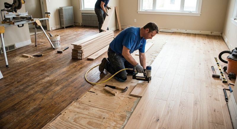 Wood Floor Replacement in Chantilly, VA